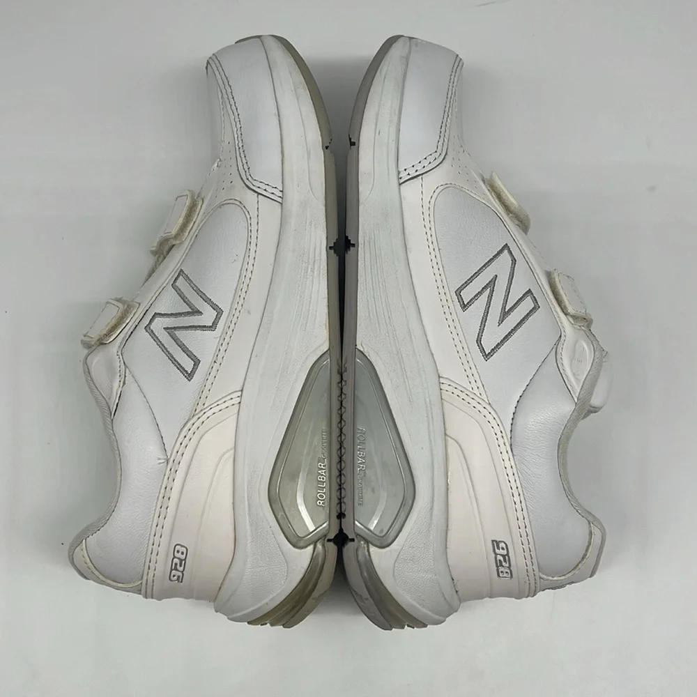 New Balance 928 Women's Hook and Loop White Leather Walking Comfort Shoe 6 - Picture 8 of 12